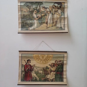 Cartoline vintage su Gesù e religione