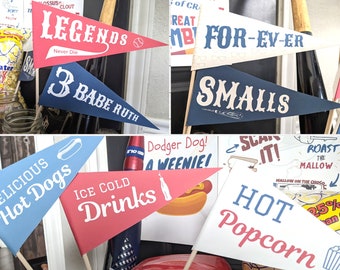 The Sandlot Pennant Bundle, The Sandlot party decor, The Sandlot Printables, The Sandlot, The Sandlot digital downloads, Sandlot party