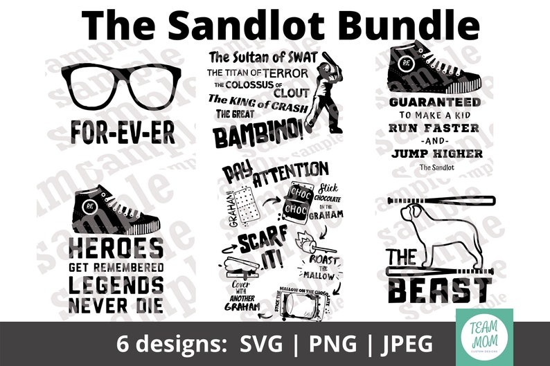The Sandlot Svg The Sandlot Svg Bundle The Sandlot Printable Etsy