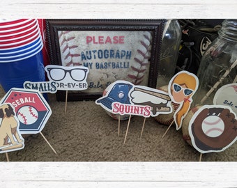 The Sandlot Digital Party cupcake topper/printables