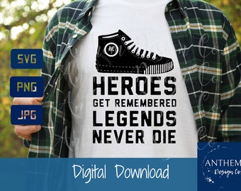 The Sandlot -Heroes get remembered, legends never die PNG, JPEG, SVG