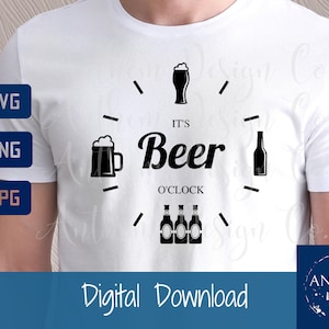 Beer o&#39;clock svg, beer o clock svg, beer sign, mancave beer sign, beer30, Beer 30 svg, drinking beer sign | PNG, JPEG, SVG instant download