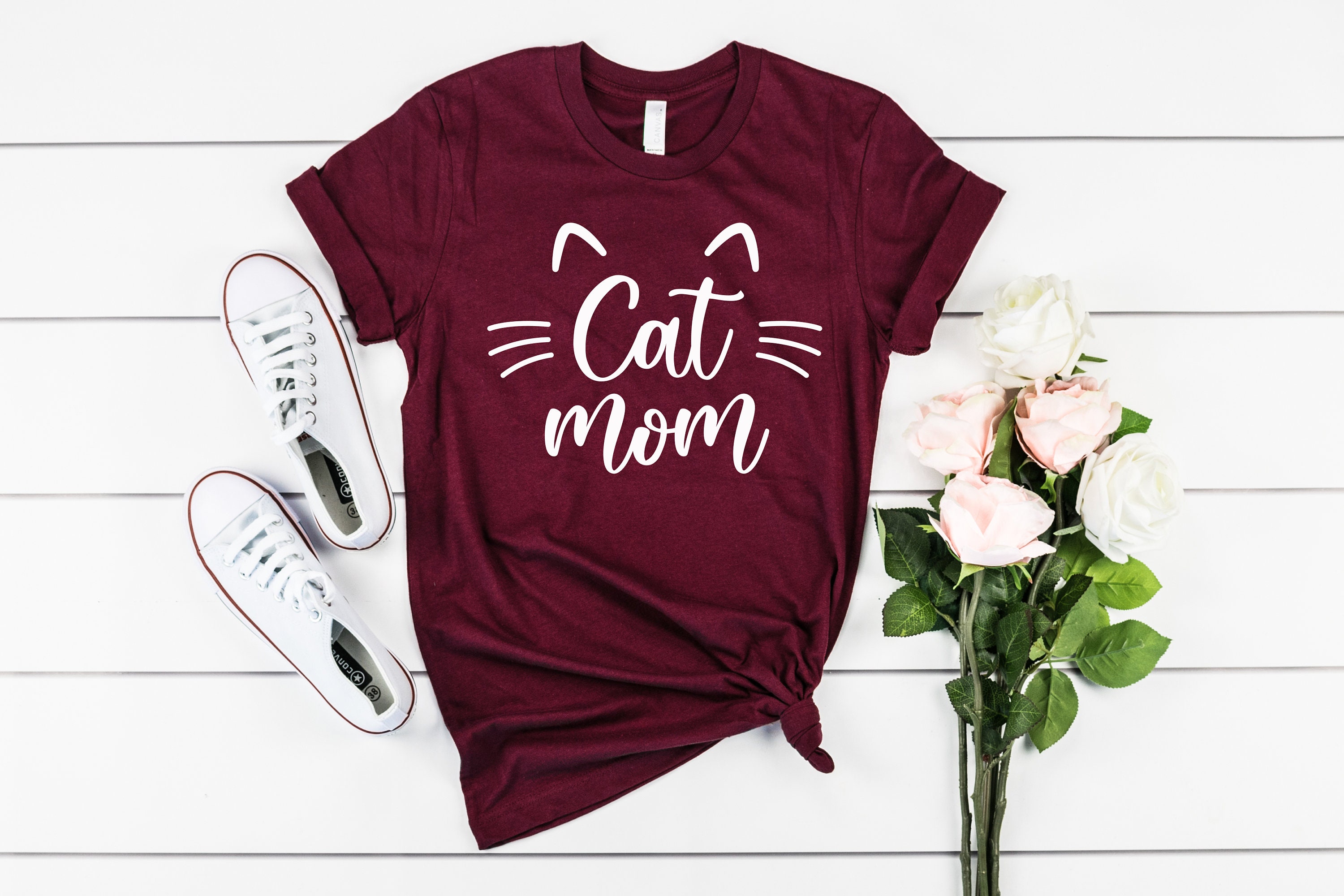 Cat Mom Shirt Cat Mama Shirt Cat Mom Gift Cat Mom T-Shirt | Etsy