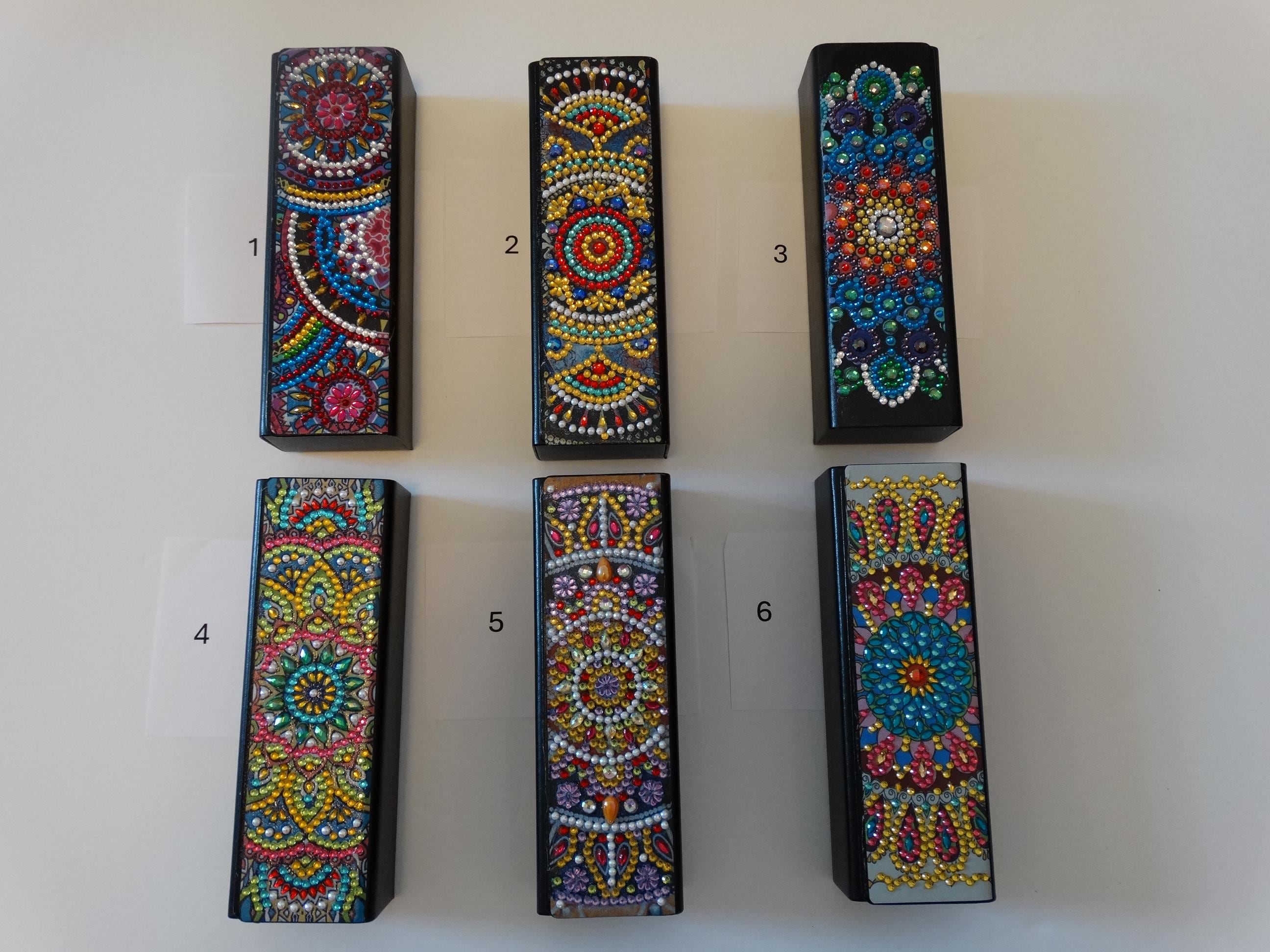 Hand Painted Glasses Case - Etsy display picture 1