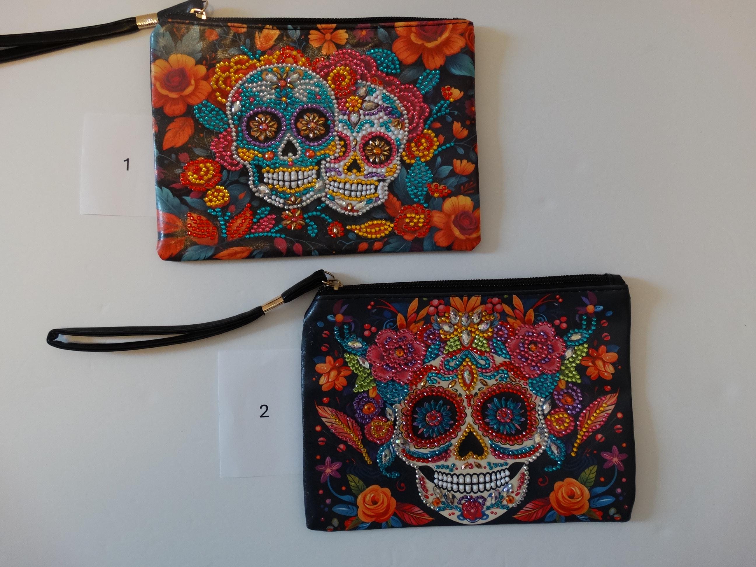 Diamond Skull Purse Etsy