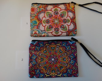 Rhinestone Mandala Clutch: Diamond Painting Small Purse