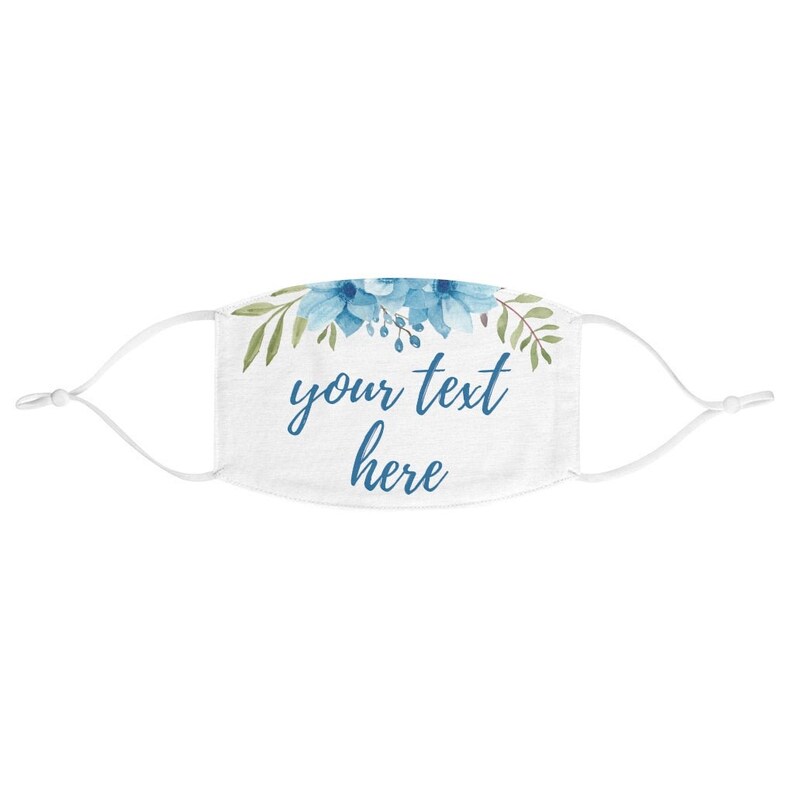 Custom Baby Shower Mask Personalized Face Mask for Baby Boy Etsy