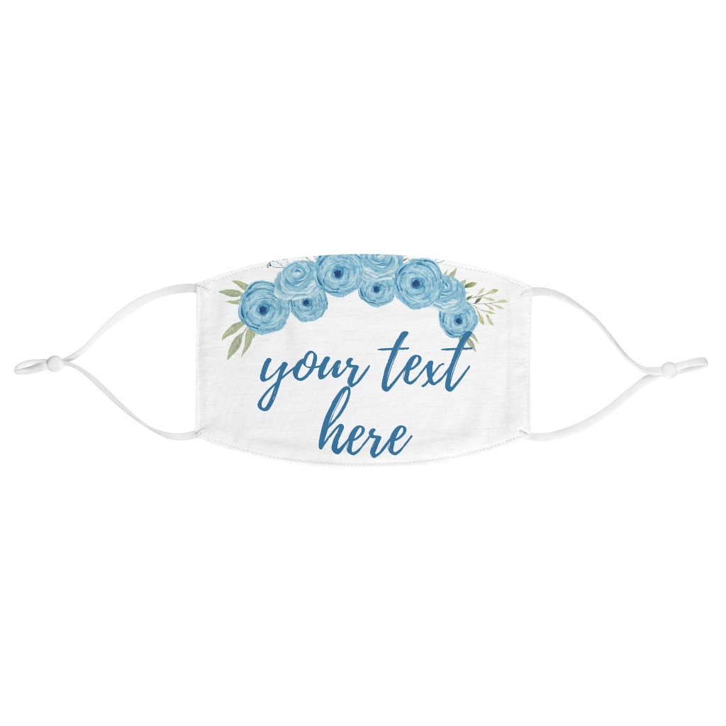 Personalized face mask for baby shower Baby Shower face mask Etsy
