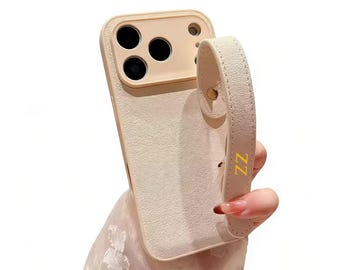 Personalized iPhone Case with Strap - iPhone 17/16/15/14/13/12/Pro Max/Plus/Air - Custom Shockproof Camera Cover