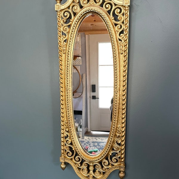 Syroco style Hollywood Regency mirror