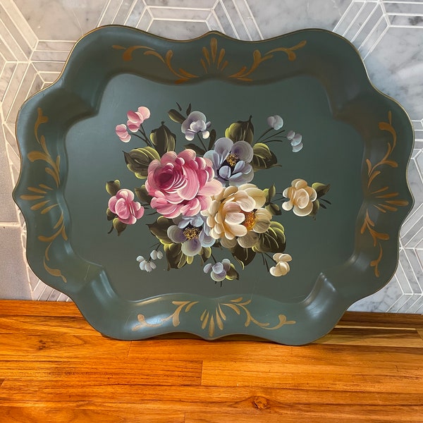 Vintage Tole tray