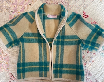 Handmade wool Blanket Bolero