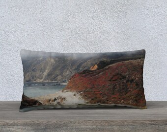 HeatherMonroeLang Photo "Facing Fog Big Sur CA"  Pillowcase