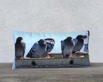HeatherMonroeLang photog "Santa Cruz Pigeon Crew"  Pillowcase