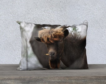 Wild Bangs Goat Hawaii  Pillowcase