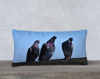 HeatherMonroeLang photo "Santa Cruz Pigeon Trio"  Pillowcase