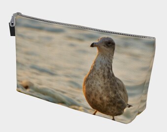 HeatherMonroeLang Photog "Stately Seagull Ca"  Makeup Bag
