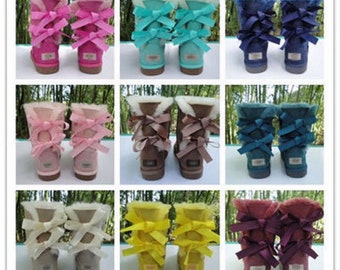 uggs with bows cheap