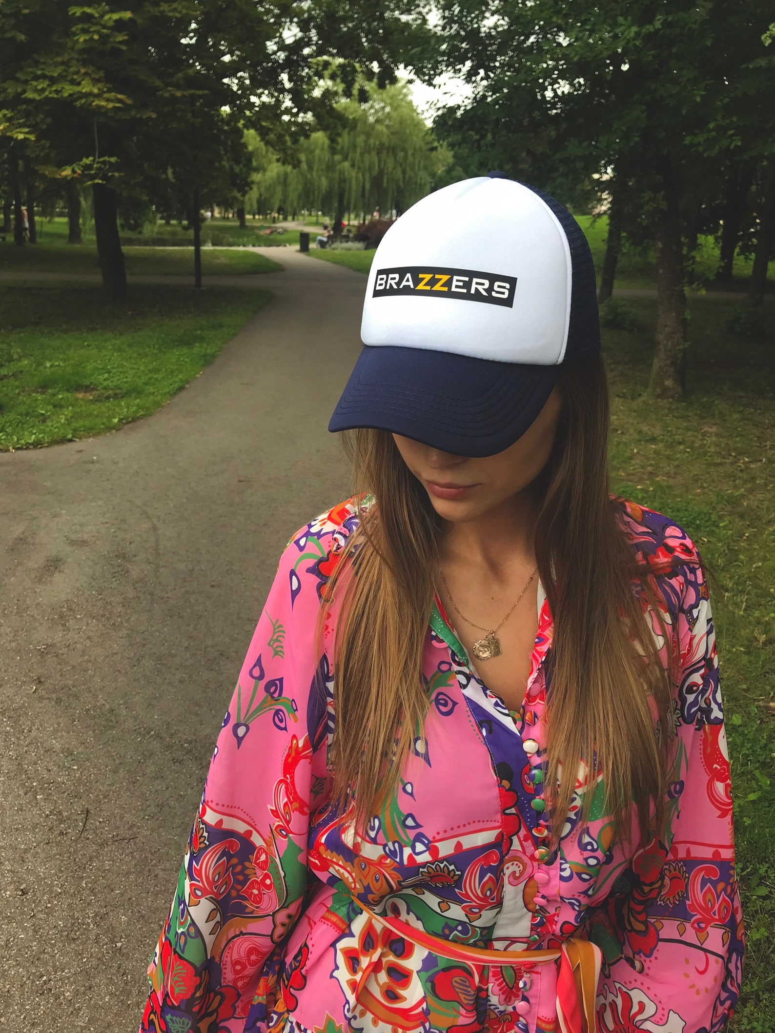 Brazzers Unisex Trucker Hat Funny Brazzers Hat Brazzer | Etsy