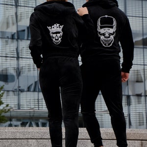 matching couple jogger set