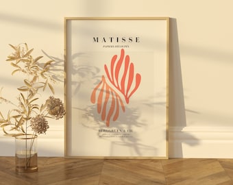 Matisse Print Matisse Poster Matisse Cutouts Poster Henri Matisse Print Exhibition Poster Matisse Leaf Poster Hanry Matisse Abstract Art