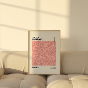 Yayoi Kusama Digital Download, Yayoi Kusama Poster, Yayoi Kusama Art, Kusama Print, Printable Poster, Yayoi Kusama 1998, Japan Art