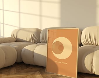 Abstract Wall Art Three Sun Poster Sun Eclipse Poster TV Shows Poster Geometric Wall Art