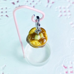 Stapel Pfannkuchen realistische Butter Schmuck Miniatur Mini Essen Ahornsirup winzige Lebensmittel Kawaii Halskette