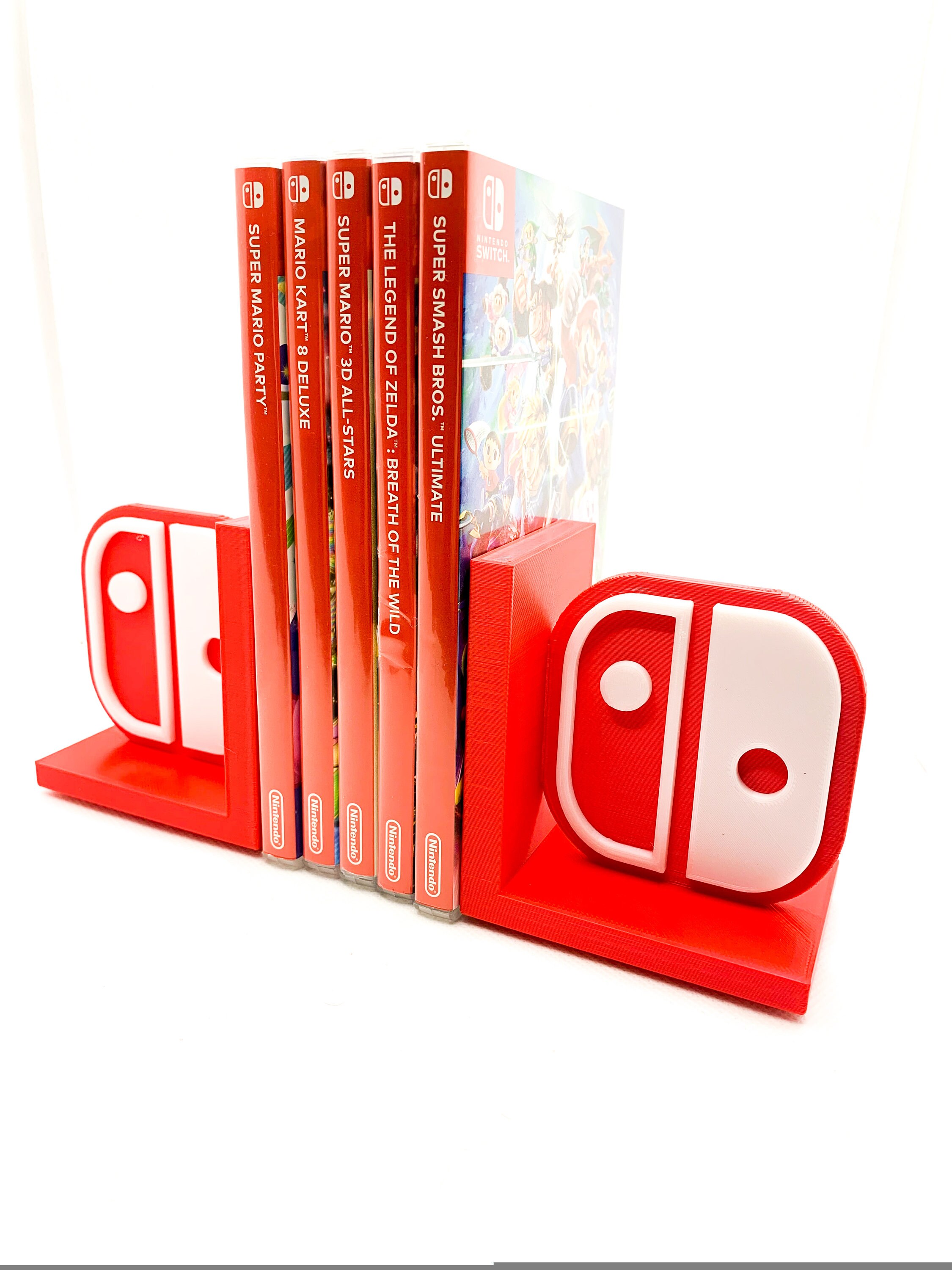 3D printed Nintendo Switch game case bookends set Etsy