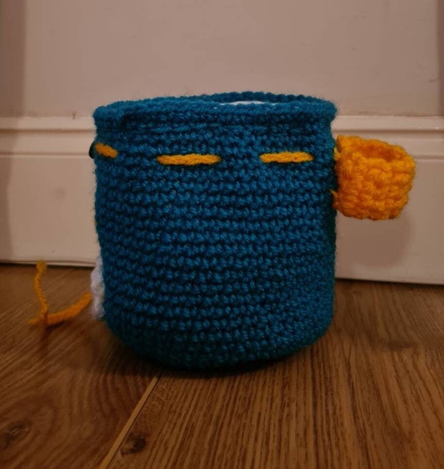 Daisy Hand crocheted Climbing chalk bag Etsy