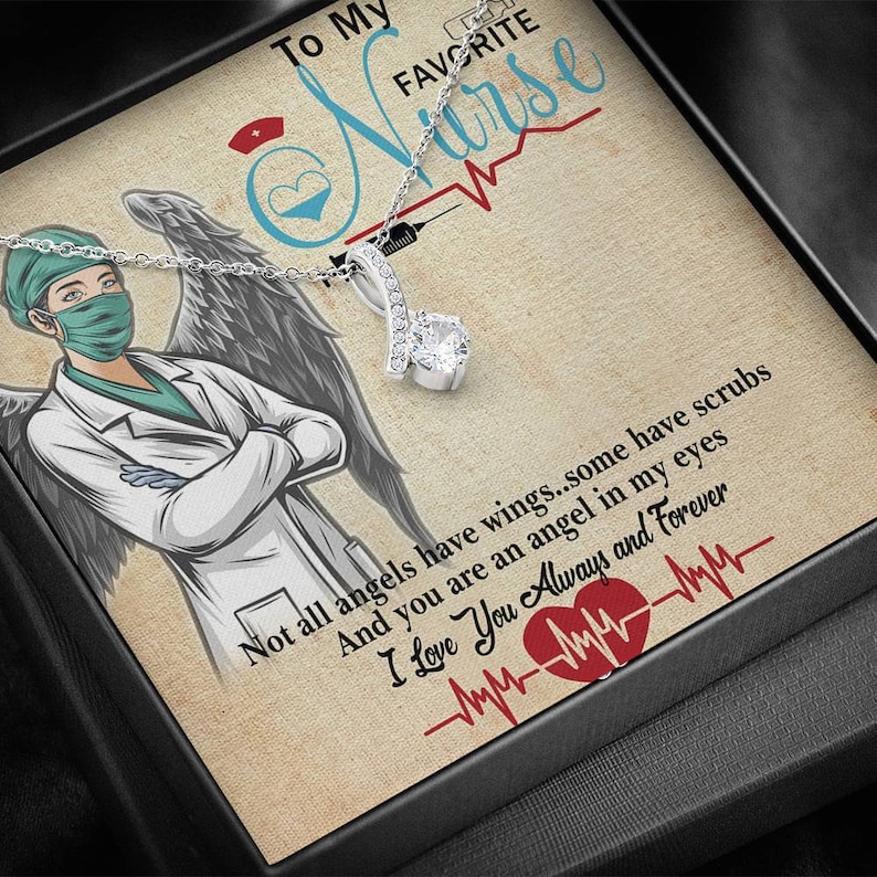 Valentine Gifts to Nurse Wife From Husband Ultimate Gift For Nurse Wife Necklace for Nurse Wife Anniversary Gift For Nurse Wife -