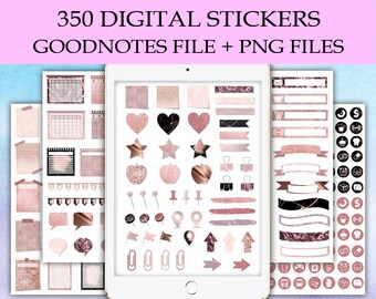 Rose Gold Devices Kit Digital Sticker - Etsy
