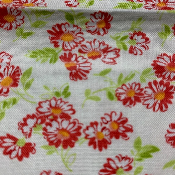 Fat Quarter “Little Ruby” Floral Print Cotton Fabric by Bonnie & Camille for Moda