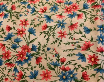 1/2 yd “Garden Party” Floral Print by Maywood Studio Eesco Cotton Fabric 1262