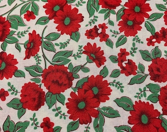Pequeño Fat Quarter 30's Reproducción Impresión Tela de algodón