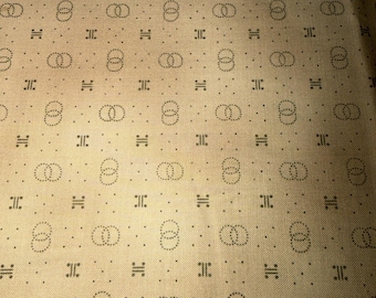 Tela estampada de reproducción de 1/2 yarda del siglo XIX, diseñada por Jo Morton para Andover Fabrics.