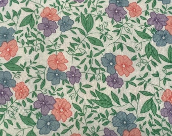 Tela de algodón con estampado de reproducción Fat Quarter años 30
