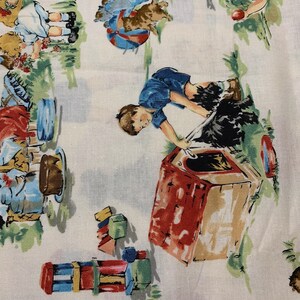 1/2 Yd vintage vintage Kids Retro Kids par Alexander Henry Cotton Fabric 2766 image 5