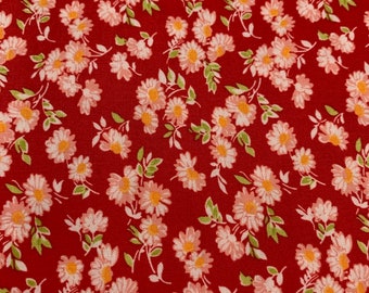 Fat Quarter “Little Ruby” Floral Print Cotton Fabric by Bonnie & Camille for Moda 3092