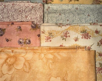 Fat Quarter  “Secret Garden ”  Prints Cotton Fabric by Robyn Pandolph for Moda D