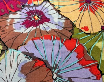 Fat Quarter “Lotus Leaf ” Kaffe Fassett Cotton Fabric by Rowan Westminster Fabrics Original Issue
