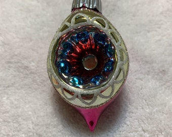 Shiny Brite By Radko Indent Reflector Christmas Tree Ornament A