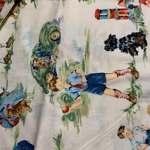 1/2 Yd vintage vintage Kids Retro Kids par Alexander Henry Cotton Fabric 2766 image 6