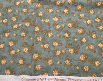 Tela de algodón con estampado floral “Estrellas de Canela” de 1/2 yarda de Joanna Figueroa y Quan para Moda