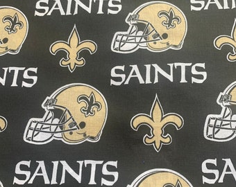 1/4 Yd NFL New Orleans Saints Cotton Fabric