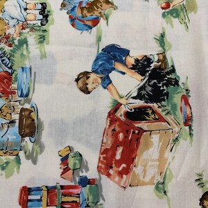 1/2 Yd vintage vintage Kids Retro Kids par Alexander Henry Cotton Fabric 2766 image 4