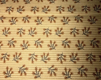 Tela estampada de reproducción de 1/2 yarda del siglo XIX, diseñada por Jo Morton para Andover Fabrics.