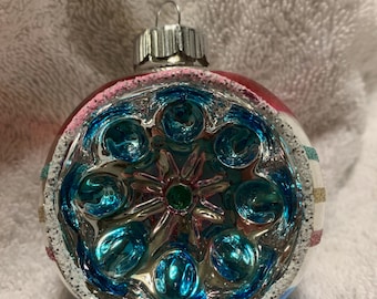 Shiny Brite By Radko Indent Reflector Christmas Tree Ornament G