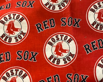 MLB Boston Red Sox Fabric Swatch 14”x9”