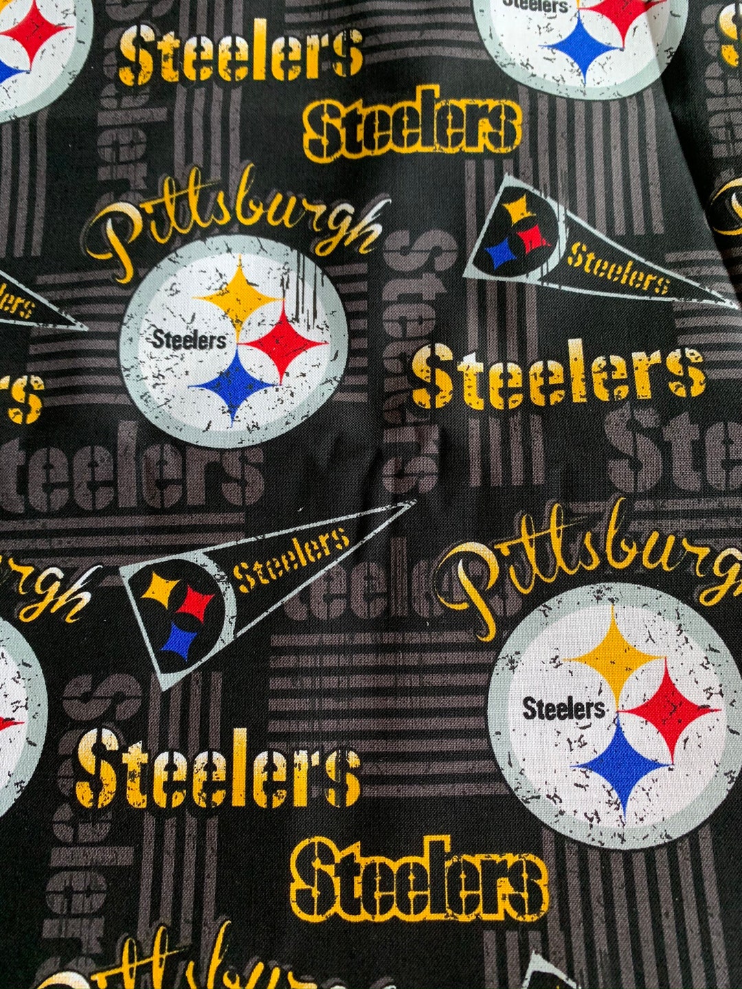 NFL Pittsburgh Steelers Fabric Swatch 14x9 - Etsy